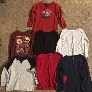 Bundle of Long sleeved shirts. Size 4t